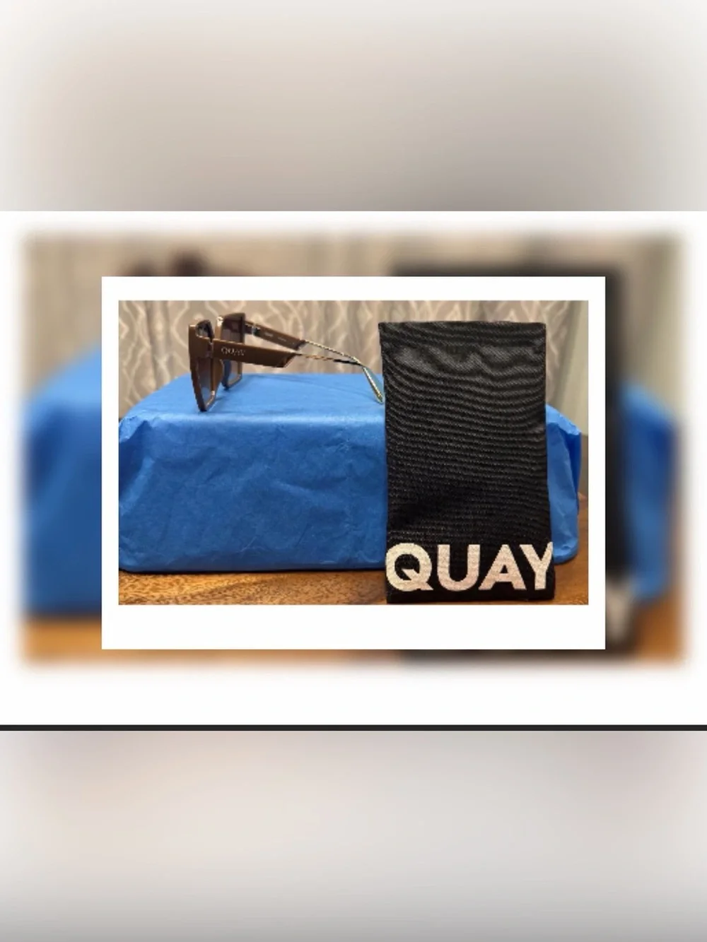 Quay Australia NEW “Hotel Lobby” Oversized CAT EYE Sunglasses - New Women’s